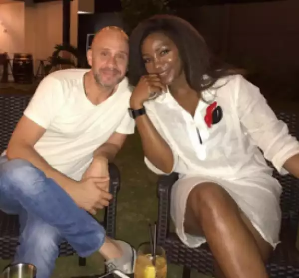 Actress Genevieve Nnaji Pictured With A Handsome White Guy And Fans React (Photos)